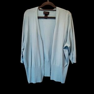🎆Lane Bryant Baby Blue Women's Cardigan Size 18/20